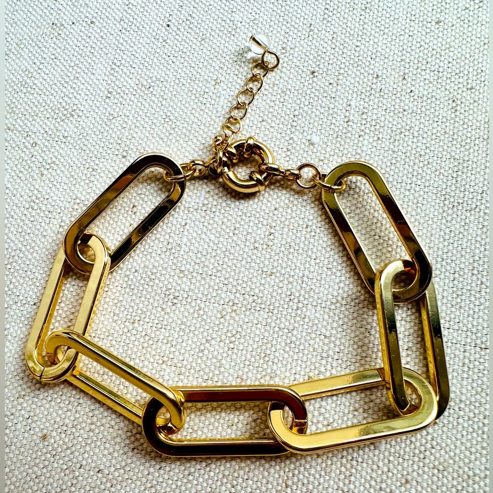 House of Harlow Gold Link Chain Bracelet